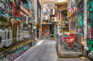 Australia, Melbourne, cityscape, graffiti Australia, Melbourne, cityscape, graffiti